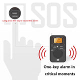 Portable AM FM Mini Radio Speaker 3.5mm Earphone Jack  Auto-Search Antenna Receiver With Screen Display Outdoor Emergency Radio