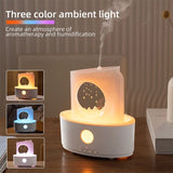 300ml Rain Clouds Aroma with 3 Colors Lamp Air Humidifier Essential Oil Diffuser Home Desktop Ultrasonic Sprayer