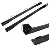Lower Side Bottom Line Extensions Modifiable Length Lightweight Car Side Skirts Easy Installation for Car