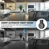 HD 1080P Mini WiFi Camera Tiny Nanny Baby Cam for Home Office Security Night Vision Flexible Lens Mobile Monitoring Push Alarm