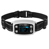 2024 New GPS Wireless Fence System, Electric Smart Automatic Barking Stop Device, OLED Screen Pet Dog Training Shock Collar