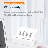 X8 Thermal Wireless Mobile Printer A4 Maker Photo Label Wrong Question Printing WiFi/Bluetooth-compatible Inkless for Car Office