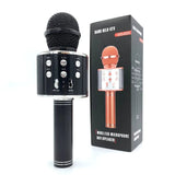Karaoke Microphone for Kids Singing,5 in 1 Wireless Bluetooth Portable Handheld Mic Speaker hine Player Recorder Home Gifts