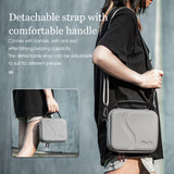Storage Bags For DJI OM 6 Grey Durable Carrying Case For DJI OM6 Osmo Mobile 6 Handheld Gimbal Accessories PU Portable Bag
