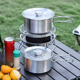 1pc, Outdoor Non-stick Pot, Cooking Noodle Pot, Personal Household Cooking Pot, Soup Pot, Suitable For Electromagnetic Stove