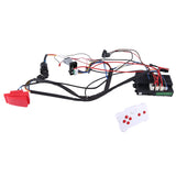 DIY Children's Electric Car Harness With Wire,Switch And Remote Control Receiver 4WD Ride On Toys Parts