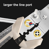 Stripping Crimping Pliers Wire Multi Functional Ring Crimpper Electrician Peeg Network Cable Stripper Tools