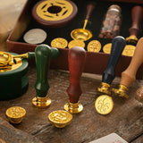 Set Vintage Kit Wedding Invitation Postcard Seag Wax Beads Seal Stamp Melting Gift Packing Box