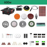 Multifunctional Mini Table Saw hine Woodworking Metal Chainsaw Belt Sander Knife Sener Grinding And Cutting Tools