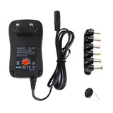in 1 Suppply adapter 6 diffrent interface 3V-12V adjustable Voltage Power 30W Universal Adapter EU/US/AU/UK Plug Electronics Batteries Charger