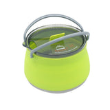 Foldable Portable Camping Silicone Boiling Water Picnic Fishing Heat-Resistant Stir Fry Pot Outdoor Cooking
