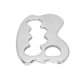 Scraping Board Sturdy Firm Wear Resistant Stainless Steel Body Gua Sha Tool Ergonomic for Home Office for Men Women for Muscle