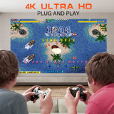 S40 MAX Portable 3D game Projector Android 11 with Two Handle RK3326 1080p BT5.4 Supported 4K Smart Home Theater