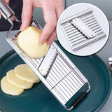 4 in1 Stainless Steel Shredder Cutter Multi-Purpose Vegetable Slicer Cuts Set Manual Fruit Carrot Potato Grater