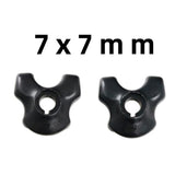 Bike Seatpost Clamp For Carbon Saddle Rails 7x9/7x7mm Bicycle Oval/Round Clip Steel Mountain Road Bikes Accessories