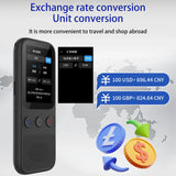 S80 Language AI Translator Device with 138 Languages Voice Translating 17 Offe Translation Simultaneous Interpretation Gift