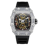 Luxury ONOLA Fashion watches men Hollow Full-automatic Mechanical Tape Waterproof Watch for Men Montres Pour Hommes Clock