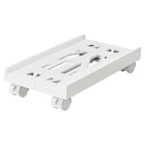CPU Holder Stand with 4 Caster Wheels Mainframe Bracket Elevate and Organize Your Computer Tower