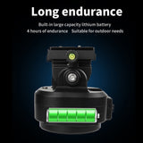 YT2000 Motorized Pan Tilt Electric Ball Object Tracking Tripod Head Payload 4.4ibs Remote Control Clip 1/4in for Video