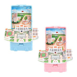 3D Folding Keychains Storypop Keychain In Bright Colors Sturdy Bag Charm For Birthday New Year Christmas Easter Bags Backpac