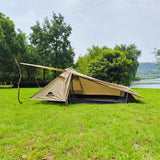 Double Layers Backpacking Tents 2 Persons Lightweight Camping Tent with Aluminium Pole