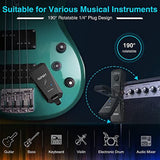 LEKATO 5.8GHz Wireless Guitar System Audio Digital Guitar Wireless Transmitter Receiver Audio System for Electric Guitar Bass