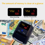 Counter Counterfeit Bill Detector Automatic Money Detection By UV MG IR Image Paper Size Thickness for EURO US