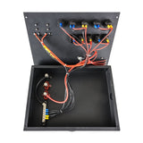 12V Canpoy Power Control Box for External Battery With 20A Switch Cigarette Sockets USB Ports And Fuse Block For RV Car Marine