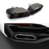 Top-1 Pair Exhaust Muffler Pipe For 5 Series G30 G38 540 530 2018-2019 Car Rear Tail Tips Nozzle Tailpipe