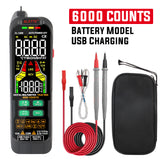 Professional Multimeter Digital Voltage Detector Non-Contact True RMS Capacitance Ohm Meter Auto Range with Flashlight
