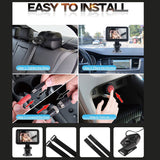 1080P High Definition Monitor for Baby Rear Facing Seat 150° Wide View Night Vision Car Mirror Camera