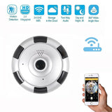 Fisheye Lens 360 Degree Panoramic Camera WIFI V380 Pro APP Smart Home Two Ways Audio Surveillance CCTV Wireless MINI Cam
