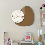 1pc Modern Simple European Living Room Fashion Clock, Restaurant Hanging Painting Clock, Creative Simple European Light Luxury Decorative Art Clock, For Home Room Office Decor