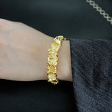 European And American Tin Foil Texture Bracelet