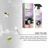 Multi-Function Tire Rim Wheel Cleaner Rust Remover Rapid Removal Of Brake Dust Safe For Automobile RV