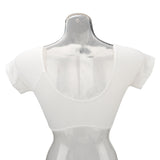 Underarm Vest Breathable Soft Quick Drying Armpit Sweat Pads Shirt for Women Girls Ladies White Polyester Ammonia