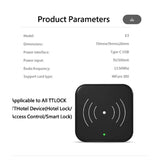 TTLOCK Smart Encoder NFC 13.56M M1 IC Card Reader RFID Chip Scanner For TT Renting System Software Hotel