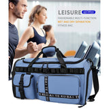 Sport Gym Bags Women Men Oxford Large Capacity Fiess Training Bag with Shoe Compartment Lage Handbags