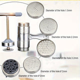 1pc Noodle Making Machine, Pasta Maker With 5 Noodle Mould, Noodle Press, Hand-cranked Noodle Machine, Perfect For Spaghetti