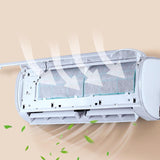 10Pcs Conditioning Filters Wind Outlet Cover Self-Adhesion Cuttable Air Conditioner Purifying Filter Net 40X35cm