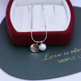 Women's Fashion Simple Silver Pearl Bracelet