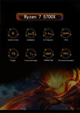 Ryzen 7 , AMD R7 5700X New 8C/16T 65W 7NM L3=32M 100-000000926 Socket AM4 but without cooler