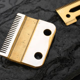 WMARK Professional Cordless Hair Blade High Carton Steel Clipper Accessories Golden for Choice