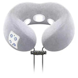 Electric U-shaped multifunctional massage pillow and cervical spine hot compress vibration massager for household car
