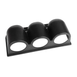 Triple Auto Car Meter Pod Cup Mount Gauge Holder for Holding Three Automobile Gauges 2in/52mm Diameter