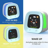 Kids Alarm for Kids, Children's Trainer Clock with 4 Color Toddler Night Light, Sleep Sound hine, Blue