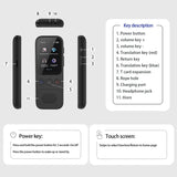 S80 Language AI Translator Device with 138 Languages Voice Translating 17 Offe Translation Simultaneous Interpretation Gift