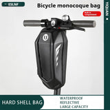 ESLNF Electric Scooter Storage Hard Shell Frame Waterproof Front Bag Folding Bike Bicycle Head Handle Carry Bags