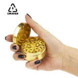 40mm 4-Layer Zinc Alloy Herbal Grinders for Smoking Metal Cutting Pipe Accessories Tobacco Pipes Herb Mills