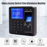 Access Control Attendance hine Fingerprint/Password/ID Card Recognition Time Clock w/ 2.4 Inch Screen Employee Recorder